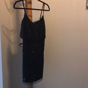 Black beaded dress never worn